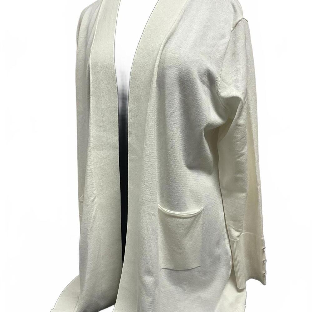 Appleseed's Ivory Knit Cardigan Sweater Petite XL
